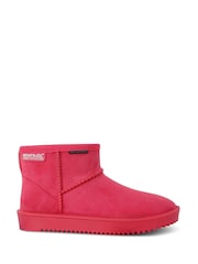 Regatta Pink Girls Risley Waterproof Faux Fur Lined Boots - Image 1 of 6