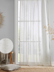 Drift Home Natural Kayla Slot Top Voile Panel - Image 1 of 3