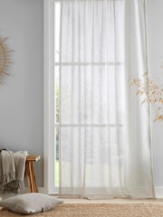 Drift Home Natural Kayla Slot Top Voile Panel - Image 2 of 3