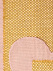 Oliver Bonas Yellow Cecily Woven Scalloped Wool Runner - Image 3 of 4