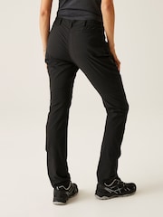 Regatta Black Highton Water Repellent Trousers with UV Protection 40+ - Image 2 of 6