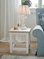 Shabby Chic by Rachel Ashwell® White Loretta Side Table - Image 1 of 7