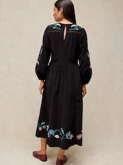 White Stuff Wren Embroidered Cord Dress - Image 2 sur 6