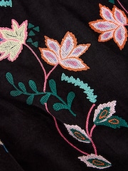 White Stuff Wren Embroidered Cord Dress - Image 6 sur 6
