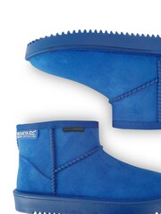 Regatta Blue Girls Risley Waterproof Faux Fur Lined Boots - Image 4 of 6