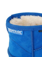 Regatta Blue Girls Risley Waterproof Faux Fur Lined Boots - Image 6 of 6