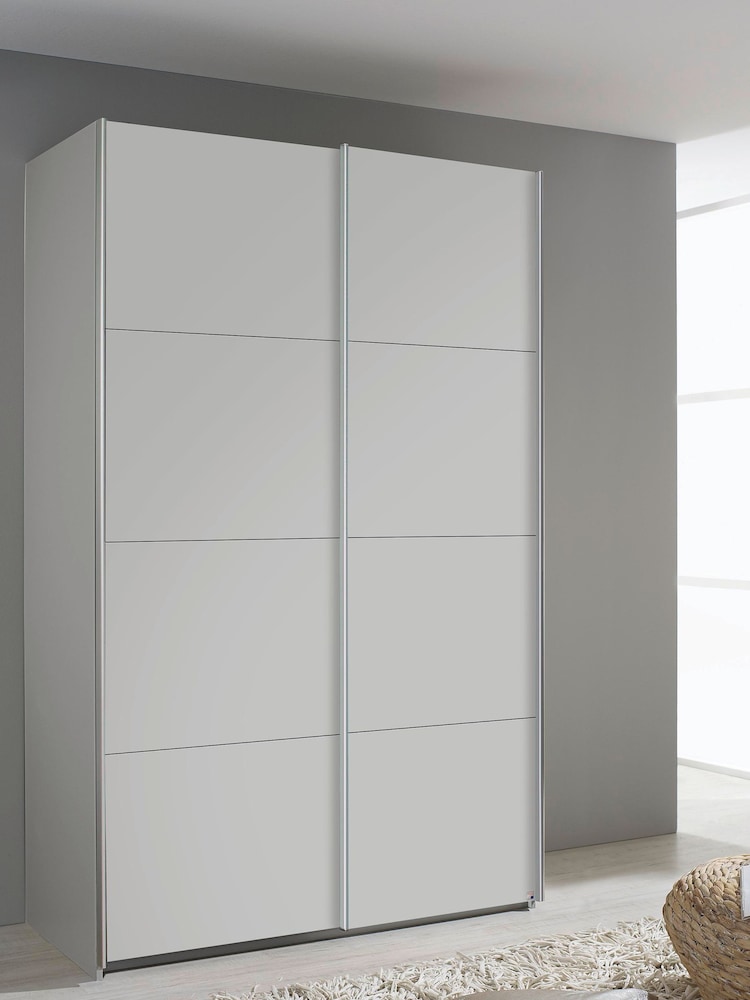 Rauch Grey Cameron 1.3m Sliding Wood Semi Fitted Wardrobe - Image 1 of 2
