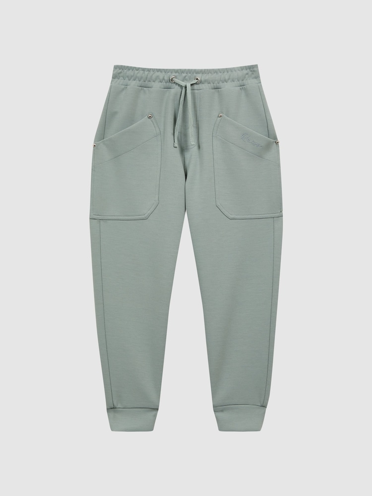 Reiss Sage Tila 9-14 yrs Jersey Drawstring Joggers - Image 2 of 6