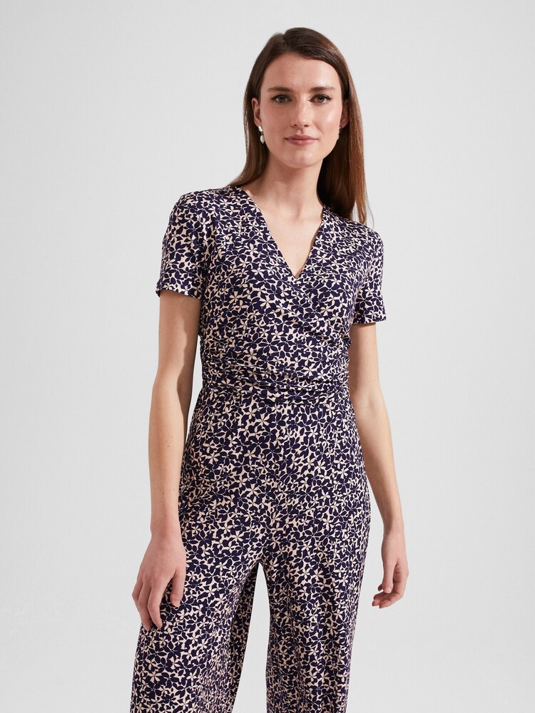 Buy Hobbs Blue Petite Dina Jumpsuit from the Next UK online shop