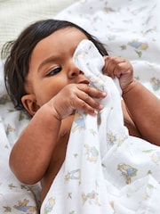 JoJo Maman Bébé Extra Large Peter Rabbit Print Muslin - Image 1 of 5