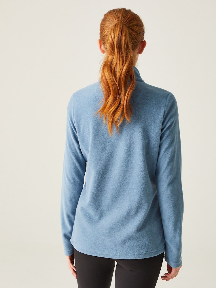 Regatta Light Blue Womens Sweetheart Lightweight Half-Zip Fleece - Image 3 of 8