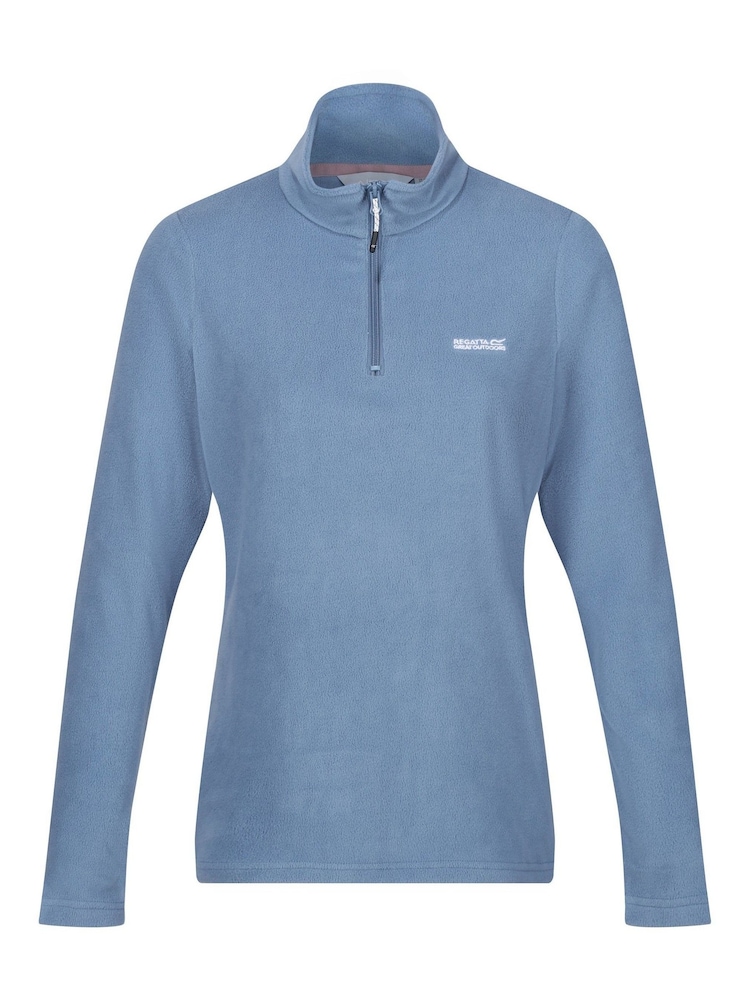 Regatta Light Blue Womens Sweetheart Lightweight Half-Zip Fleece - Image 6 of 8