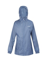 Regatta Blue Womens Waterproof Pack It Jacket III - Image 6 of 8