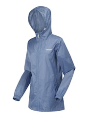 Regatta Blue Womens Waterproof Pack It Jacket III - Image 8 of 8