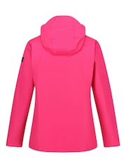 Regatta Pink Chrome Bayletta Waterproof Jacket - Image 8 of 9