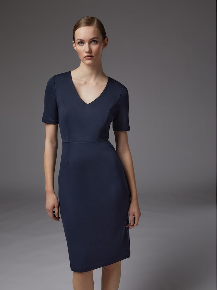 LK Bennett Blue Natasha Dress - Image 1 of 4