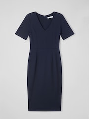 LK Bennett Blue Natasha Dress - Image 4 of 4