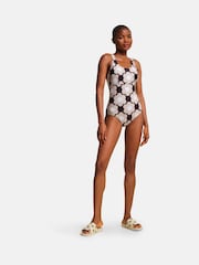 Regatta Black/White Orla Kiely II Swimsuit - Image 1 of 7