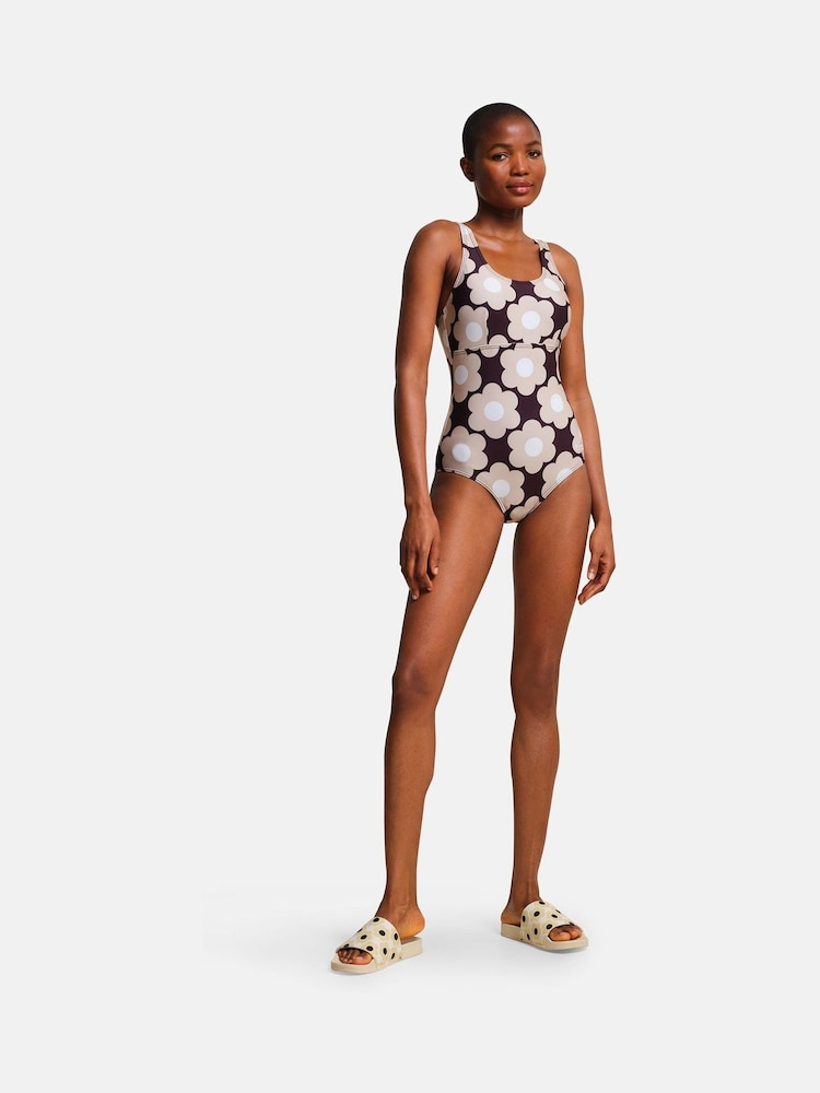 Regatta Black/White Orla Kiely II Swimsuit - Image 1 of 7