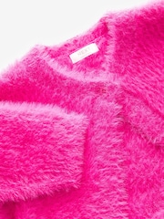 Bright Pink Fluffy Shrug Cardigan (12mths-16yrs) - Image 8 of 8