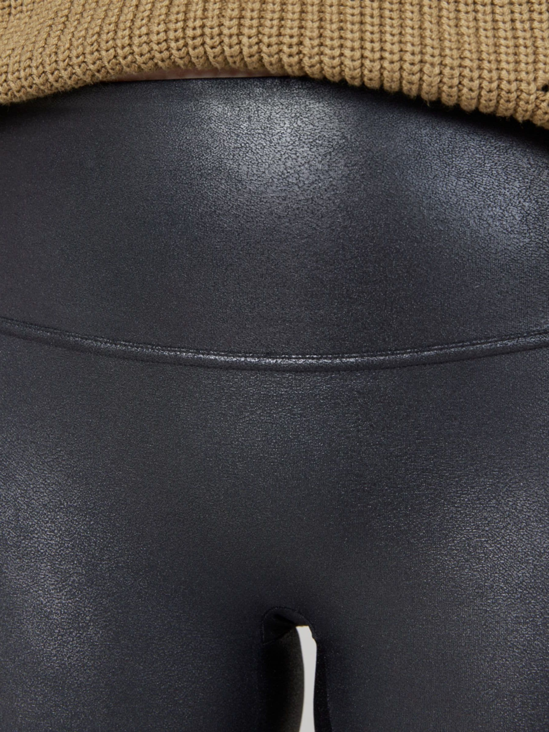 Buy SPANX Medium Control Faux Leather Moto Shaping Leggings from Next Germany