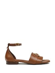 Radley Caradoc Crescent Circular Strap Brown Sandals - Image 1 of 3