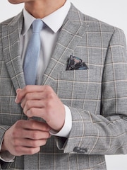 Jacamo Grey Sam Check Suit Jacket - Image 4 of 5