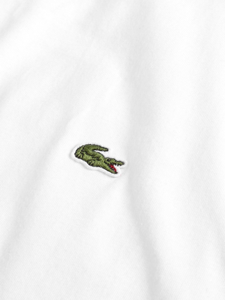 Lacoste Childrens Classic 100% Cotton T-Shirt - Image 4 of 4 Lacoste Childrens Classic 100% Cotton T-Shirt - Image 4 of 4