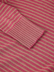 White Stuff Pink Sienna Stripe Jumper - Image 6 of 6
