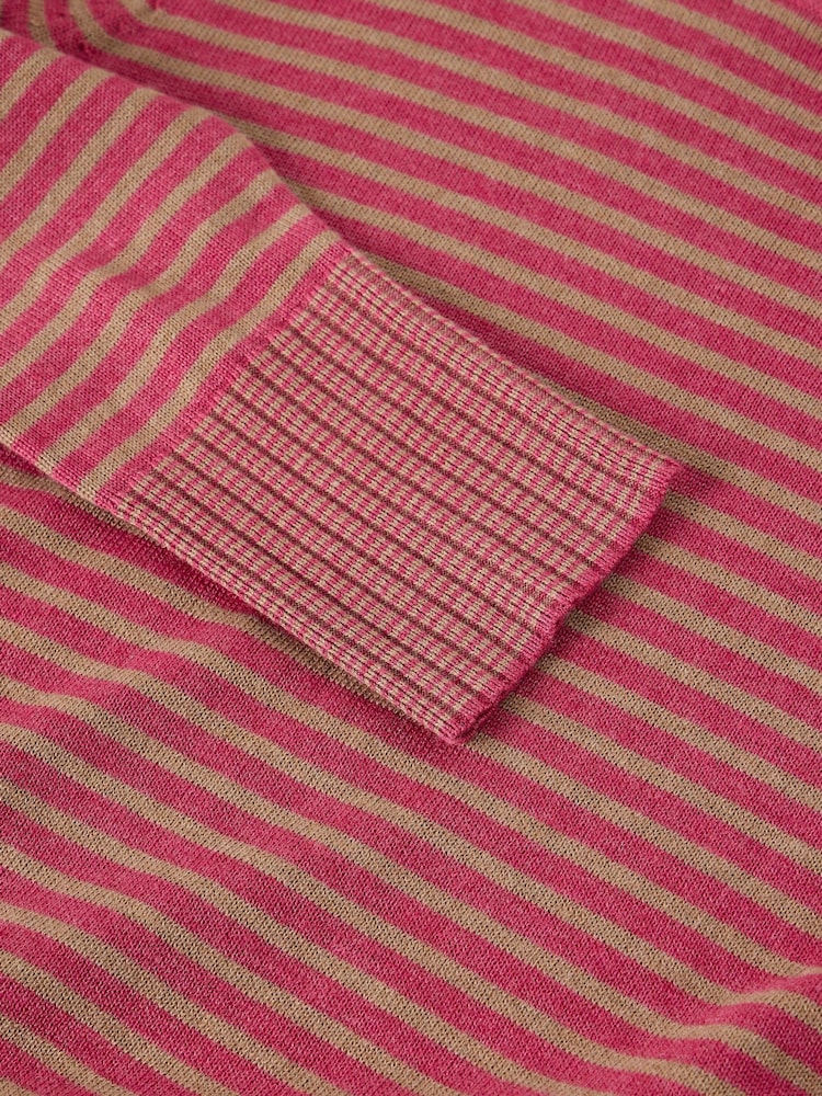 White Stuff Pink Sienna Stripe Jumper - Image 6 of 6