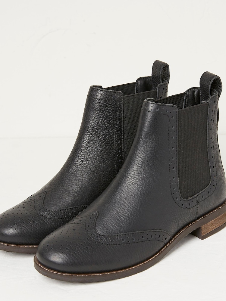 FatFace Black Bea Ankle Chelsea Boots - Image 2 of 4