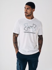 Белый/черный - Футболка с короткими рукавами Under Armour Foundation - Image 1 of 6