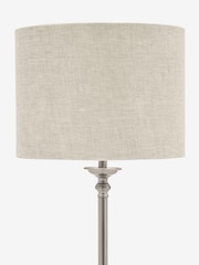 Brushed Chrome Burford Table Lamp - Image 2 of 6