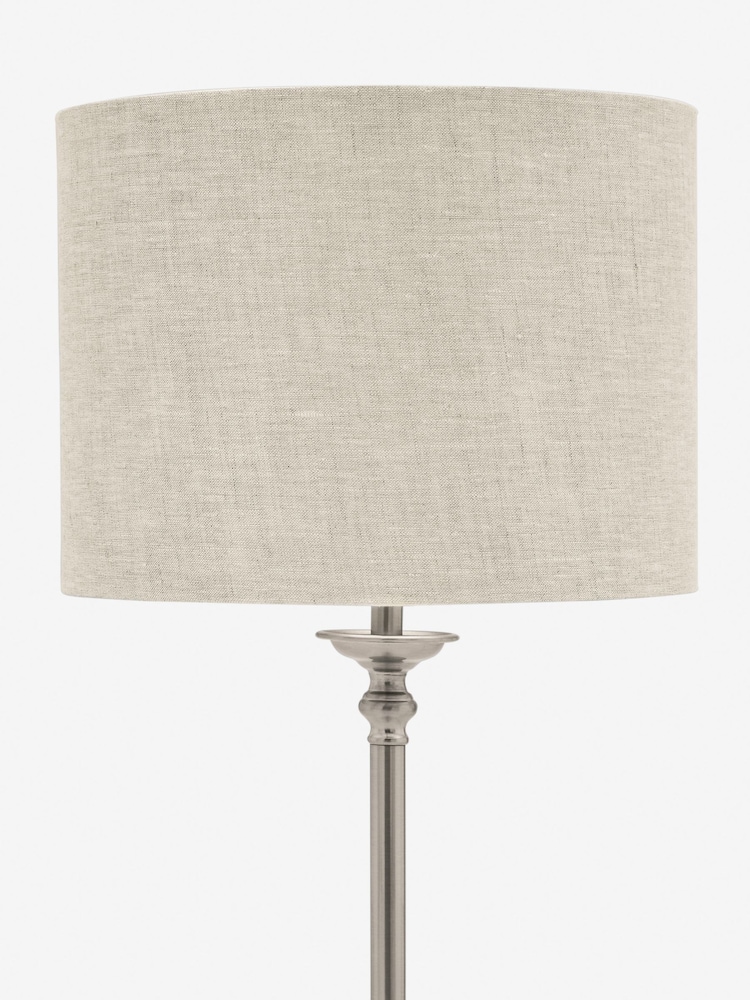 Brushed Chrome Burford Table Lamp - Image 2 of 6