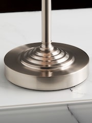 Brushed Chrome Burford Table Lamp - Image 3 of 6