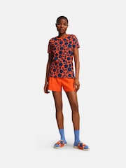 Regatta Orange 100% Cotton Orla Kiely T-Shirt - Image 1 of 8