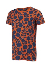 Regatta Orange 100% Cotton Orla Kiely T-Shirt - Image 8 of 8