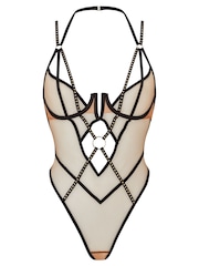 Ann Summers Heated Illusion Body aus Netzstoff, Hautfarben - Bild 5 von 5