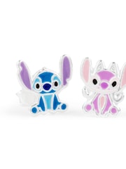Peers Hardy Blue Disney Lilo And Stitch Sterling Silver Enamel Stamp Stud Earrings - Image 3 of 4