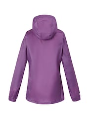 Morado - Chaqueta impermeable y plegable para mujer Pack It III de Regatta - Imagen 8 de 9