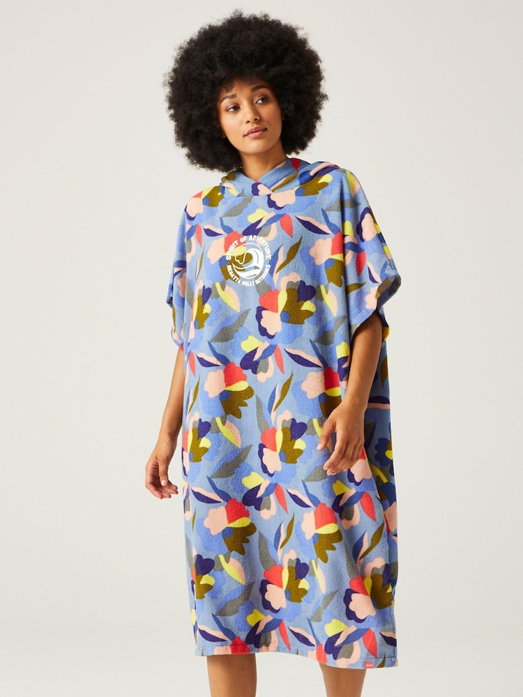 Regatta Blue Adult Towel Robe - Image 1 of 9