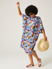 Regatta Blue Adult Towel Robe - Image 6 of 9
