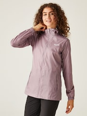 Regatta Purple Light Womens Waterproof Pack It Jacket III - Image 1 of 9