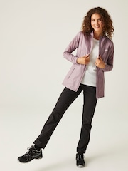 Regatta Purple Light Womens Waterproof Pack It Jacket III - Image 3 of 9