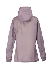 Regatta Purple Light Womens Waterproof Pack It Jacket III - Image 8 of 9