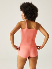 Regatta Pink Bolt Womens Aceana III Tankini Top - Image 2 of 9