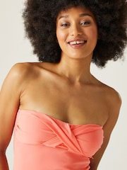 Regatta Pink Bolt Womens Aceana III Tankini Top - Image 5 of 9