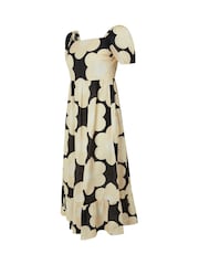 Regatta Black Orla Kiely Midi Summer 100% Cotton Dress - Image 7 of 7