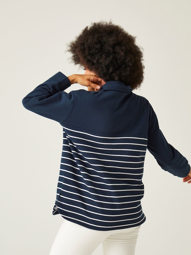 Regatta Blue Bayletta Half Zip Jumper - Image 2 of 7 Regatta Blue Bayletta Half Zip Jumper - Image 2 of 7