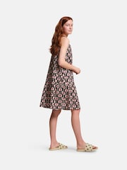 Regatta Black Orla Kiely Summer Sleeveless 100% Cotton Dress - Image 3 of 7
